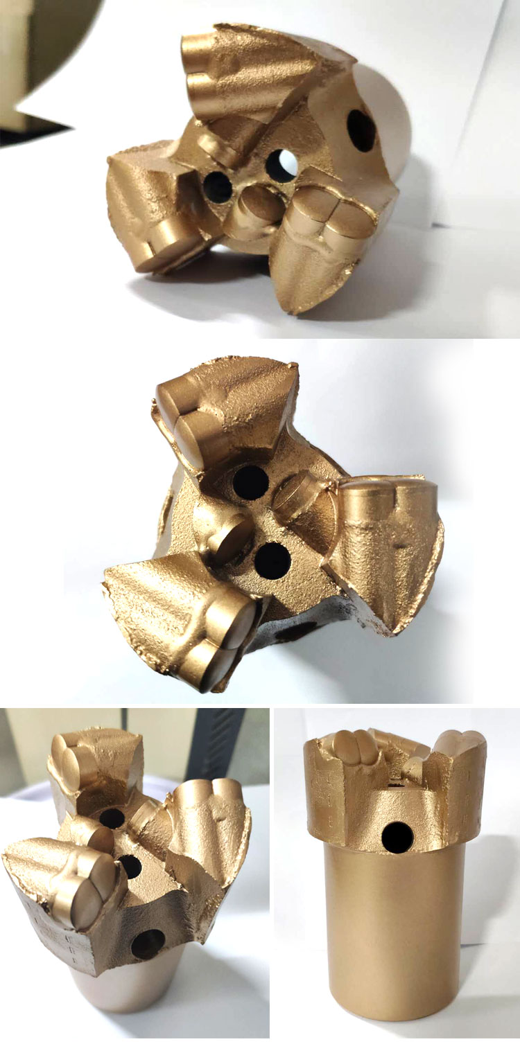 153mm Diamond Core Bits For Water Well Drilling With 3 Wings