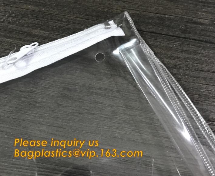 Plastic Bag OEM Custom PVC Loop Handle Image Printed Plastic Shopping Bag,Promotional Clear Waterproof Plastic Cosmetic