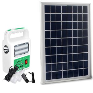  Portable Solar Power Bank Panel 2 LED Lamp with USB Cable Battery Charger Emergency Lighting System Manufactures