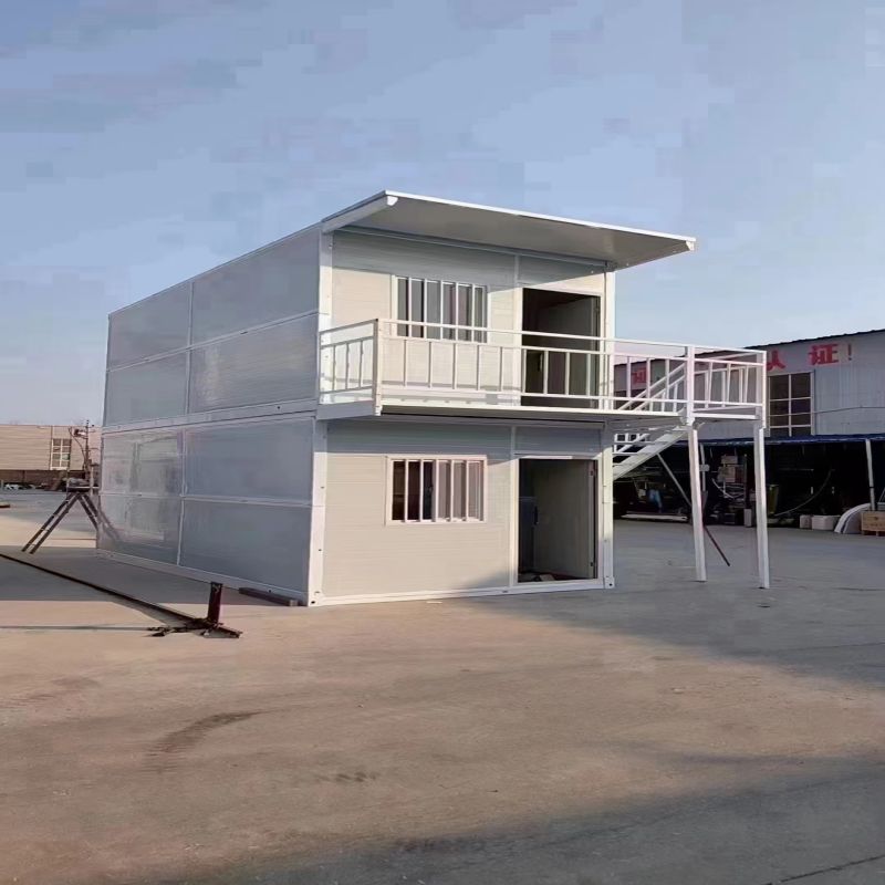 20ft 40ft Prefab Home Office Extendable Steel Modular Container Homes with Box Column