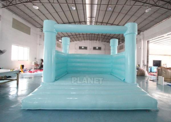 White Bouncy Castle For Wedding Inflatable White Castle Wedding White Jumping