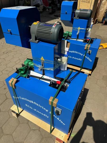 105 Kg 6-51mm Blue Skiving 4 Layers Electric Rubber Hose Cutting Machine With