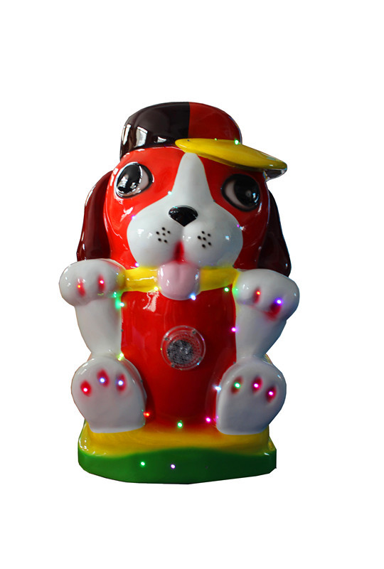 Attractive Dog Coin Operated Kiddie Ride Machines With 12 Months Warranty