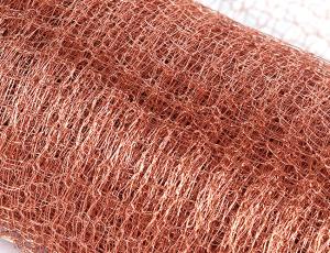 China 5Inch Copper Infused Fabrics Pure Copper Mesh Fabric  ISO Certification on sale