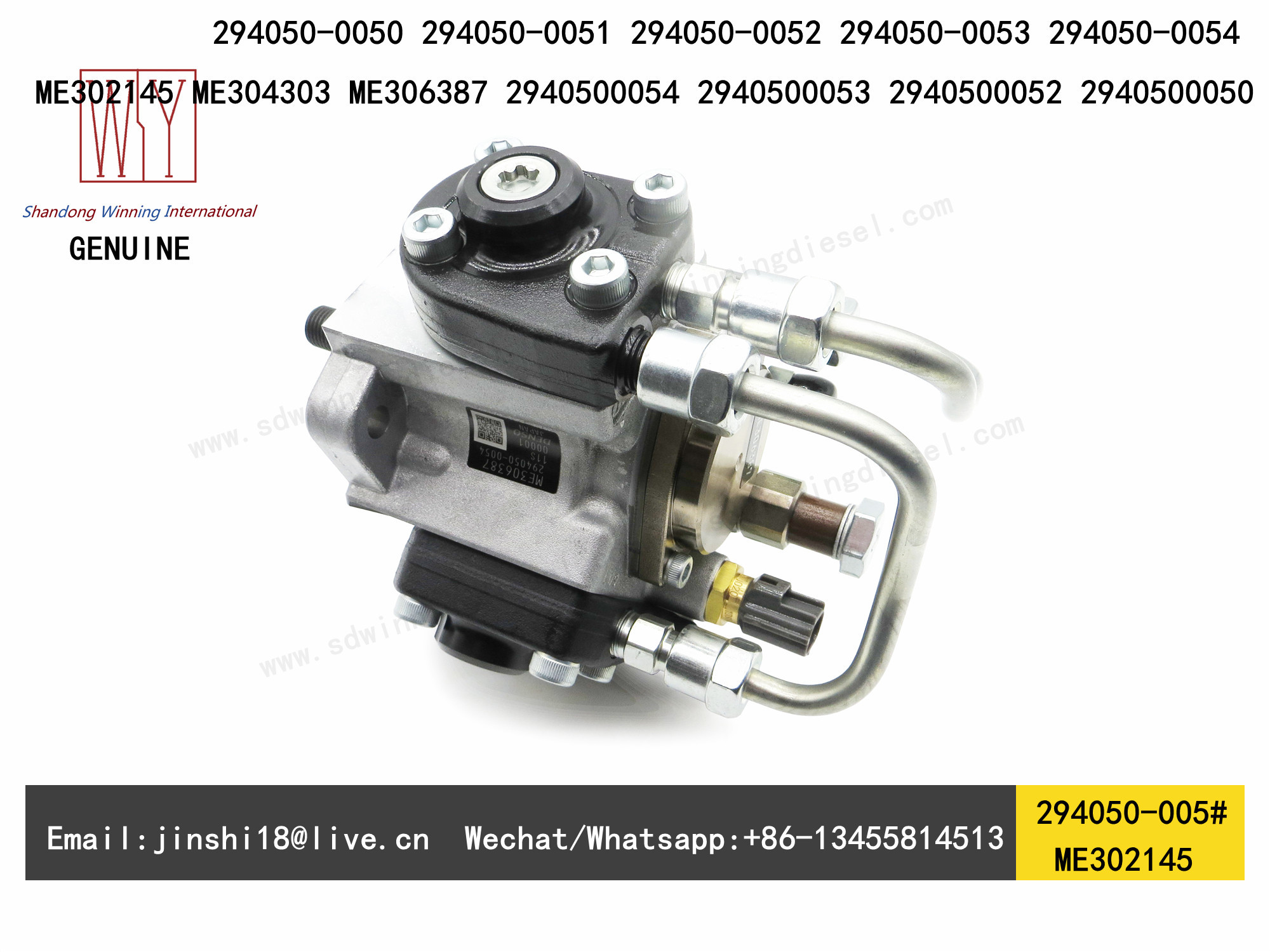 DENSO GENUINE AND NEW FUEL PUMP 294050-0050, 294050-0051, 294050-0052, 294050-0053, 294050-0054, ME302145, ME304303, ME3