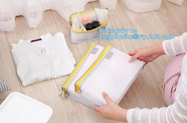 Nylon Mesh Makeup cosmetic Bag / small nylon mesh make up cosmetic bag, Travel