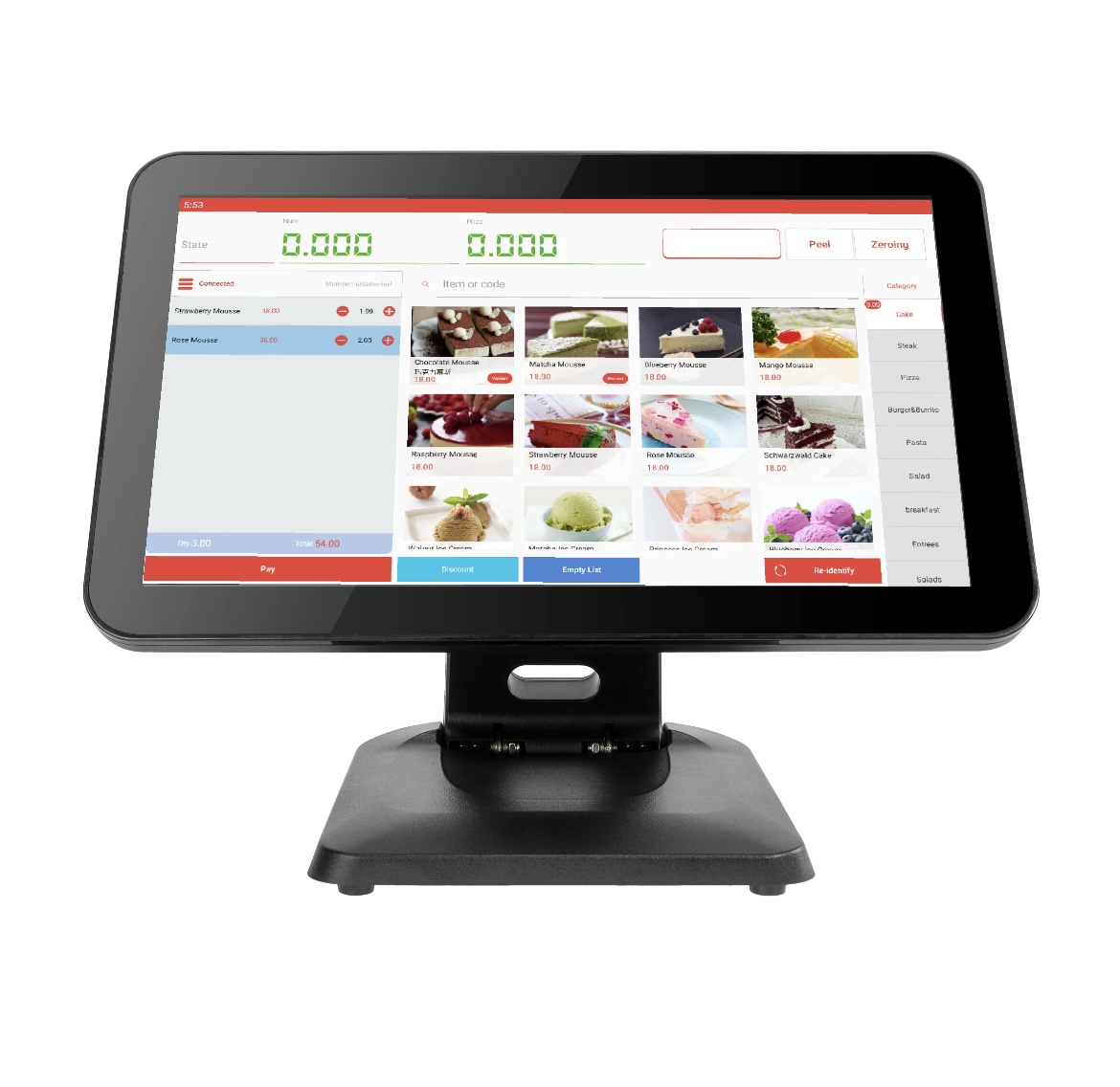 15/15.6 Inch POS Tablet PC for Point of Sale Systems and Printer 58mm/80mm Optional