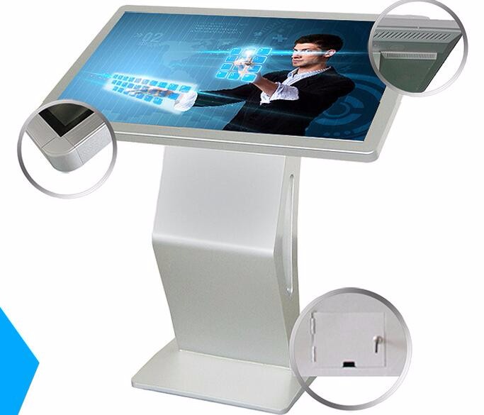 43" inch floor standing touchscreen display with Android Linux Win10/11 OS all-in-one PC