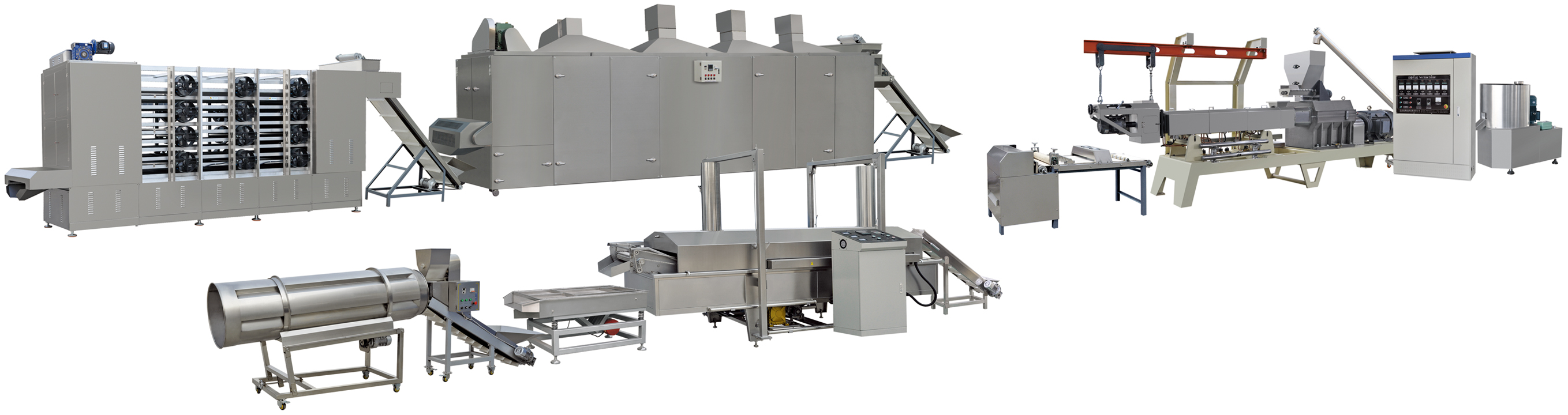 Small Snacks CE Macaroni Production Line 100-1500kg/H