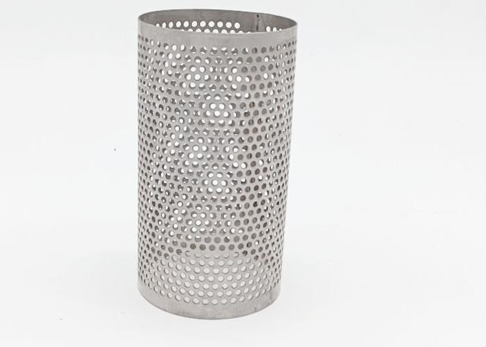 Sus 304 3mm Hole Perforated Round Steel Tubing For Water Filter