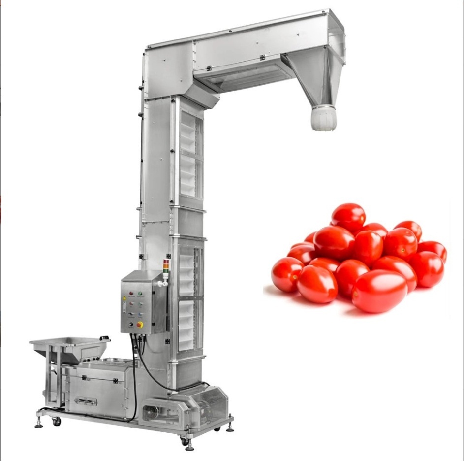 Food Granule Material Automatic Feeding Z-Type Bucket Elevator Conveyor