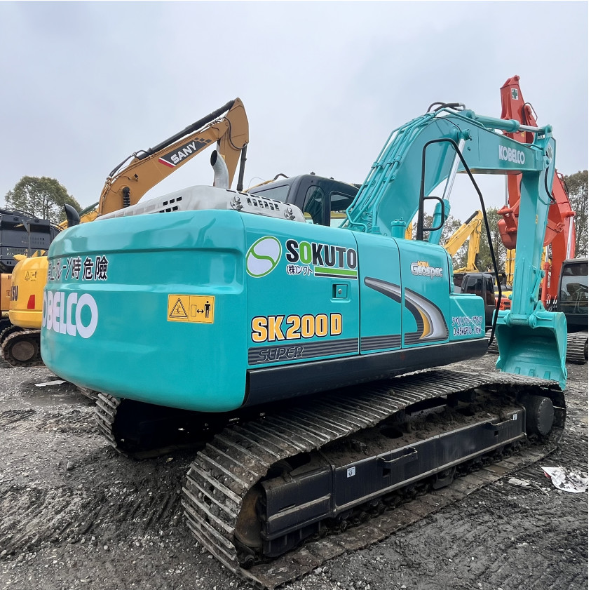 SK200D Kobelco Second Hand Crawler Excavator With 0.93m3 Bucket Capacity
