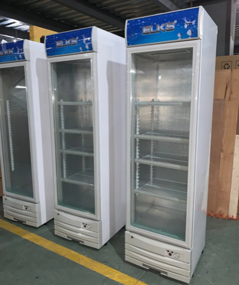 1980L Drink Display Refrigerator For Supermarket Milk Glass Door fridge