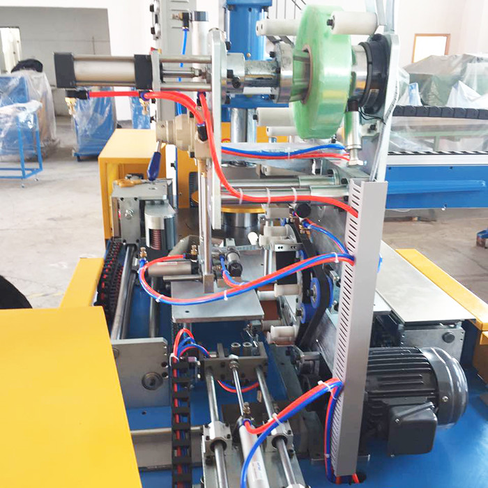 High Speed Automatic Cable Coiling Wrapping And Packing Machine Tandem With Extrusion Line