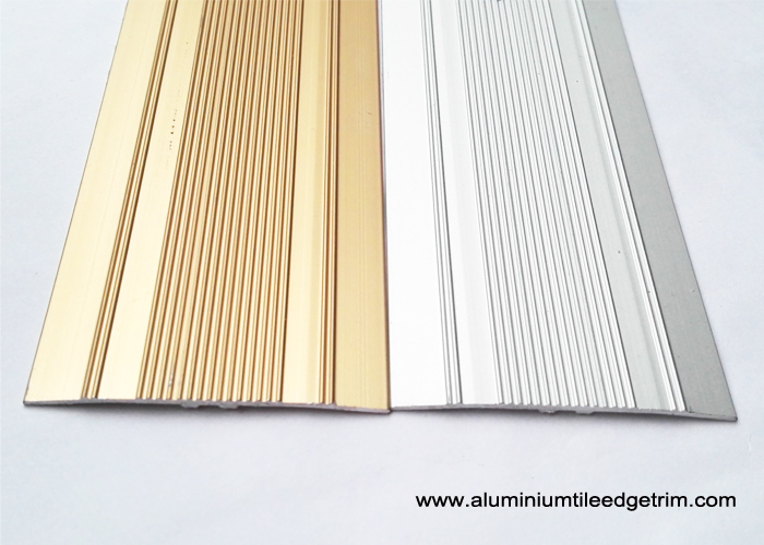 colours aluminium effect floor threshold