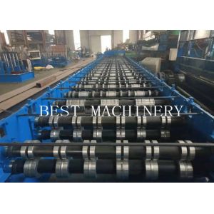 Steel Structure Galvanized Floor Deck Roll Forming Machine With Highly Speed