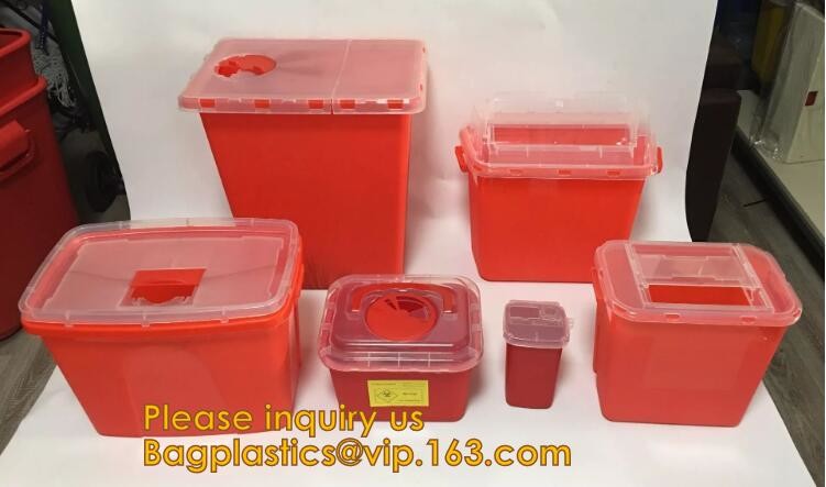 Disposal sharp container for store and dispose of medical waste,Cheap Disposable Plastic Medical Sharp Safe Container 1L