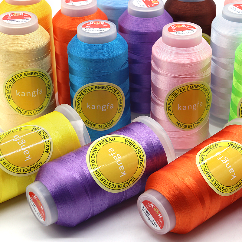 High Temperature Resistant Silk Thread for Embroidery Machine Net Weight/cone 100G-120g