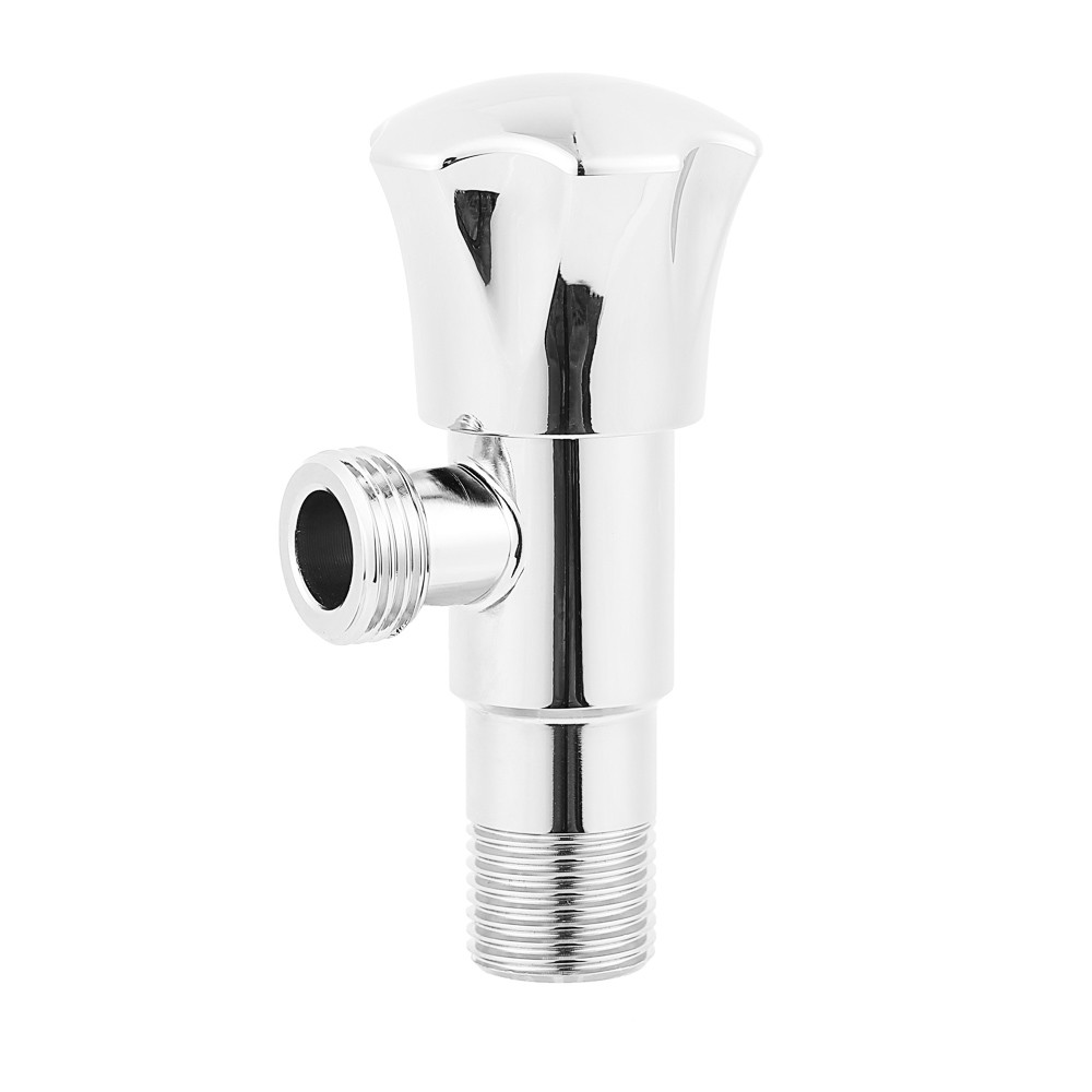 Water Heater SS201 Plating Angle Valve With Tap Faucet Angle Valve 1/2"x3/8"