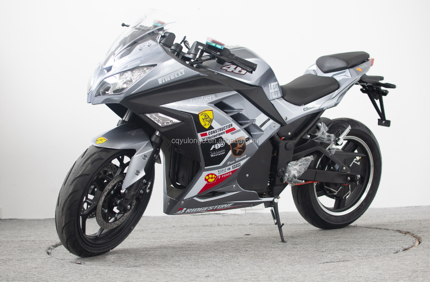 Newest Design 72V High Power Electric Off-Road Sports Motorcycle for Street Racing