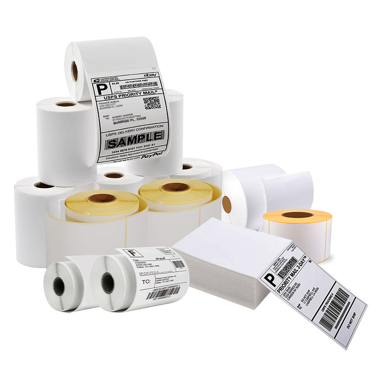 RFID Tag Sticker Custom Packaging Labels Bar Code Stickers For Retail Store