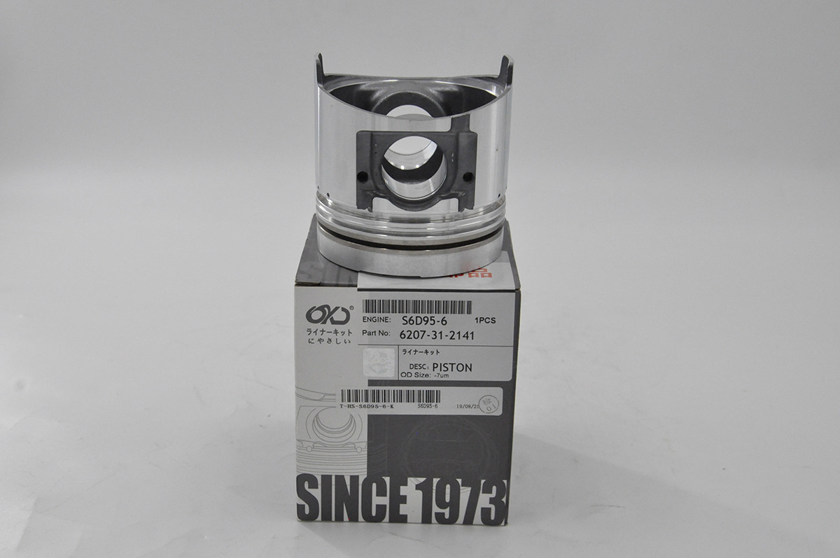 Rustproof Komatsu Spare Parts Excavator Machine Parts Engine Piston 6d95