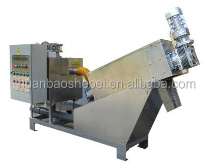 Customizable Carbon Steel WWTP STP Sludge Dewatering Screw Press for Sludge Treatment