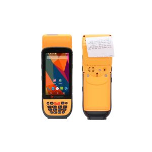 3G 4G LTE Industrial Handheld Smart IC Card Reader PDA with Thermal Printer