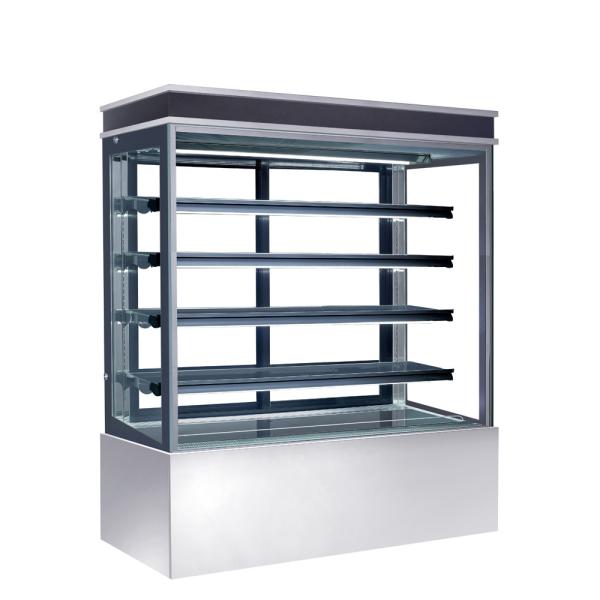 Auto Defrost Refrigerated Cake Display Cabinets 560L Capacity For Cafes,900mm