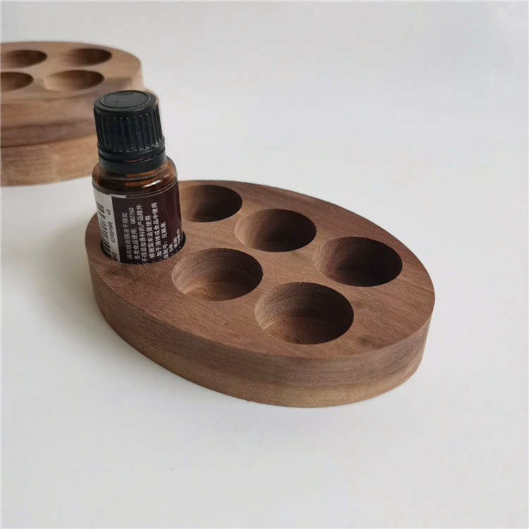 Wooden Essential Oil stand wooden Organizer wooden rack