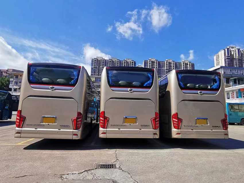100km/H Used Church Bus 55 Seats - 60 Seats LHD Diesel Used Shuttle Bus