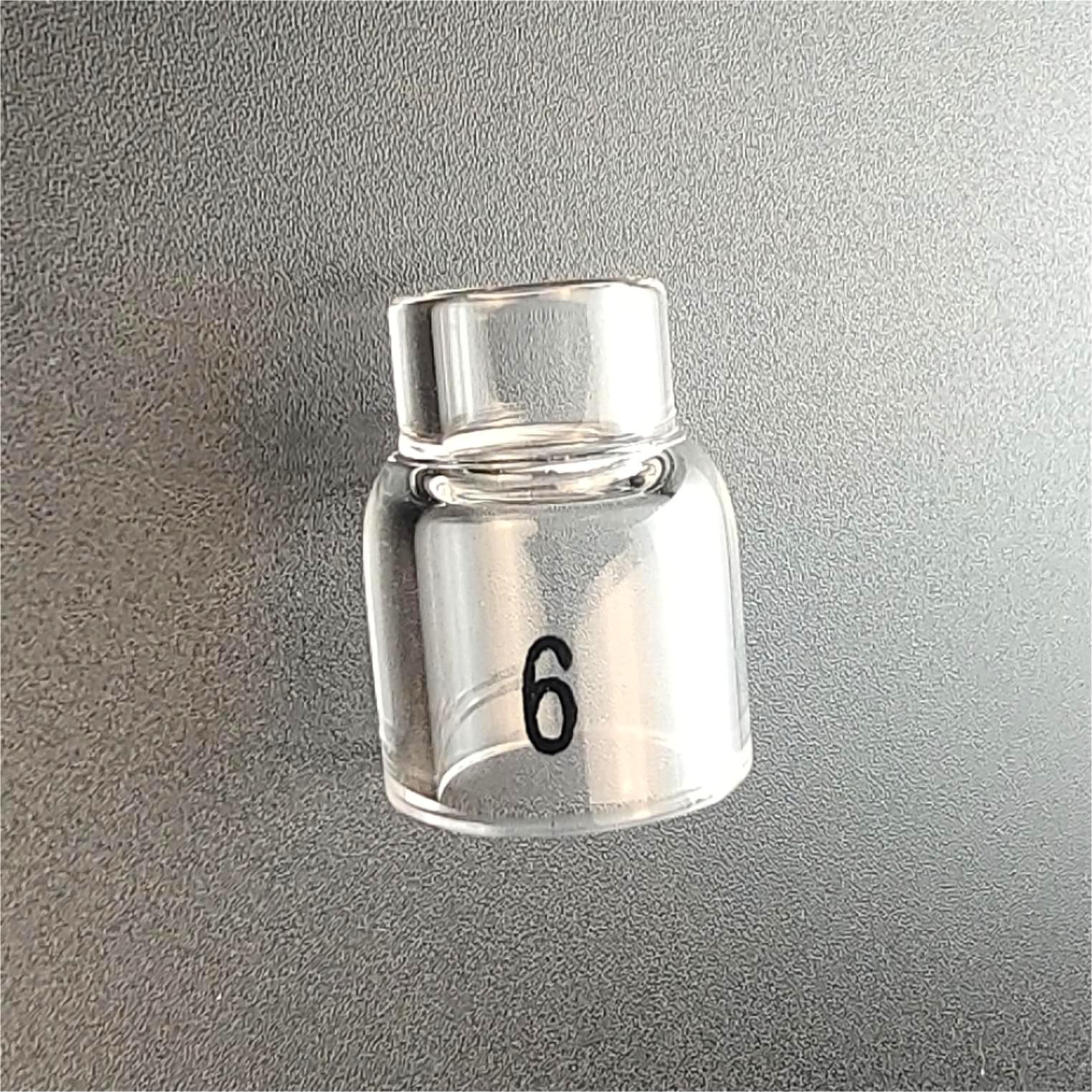 UPPERWELD 13NQ10-6 7 8 Clear Glass Nozzle Perfect for Professional Tig Welding Torch