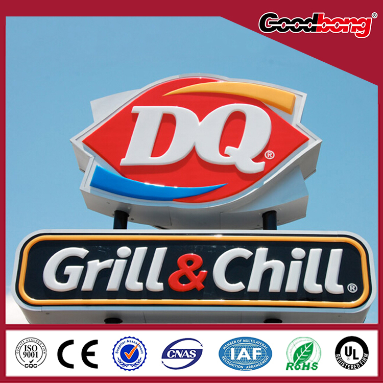 Low Cost Outdoor Standing Advertising Signboard for store