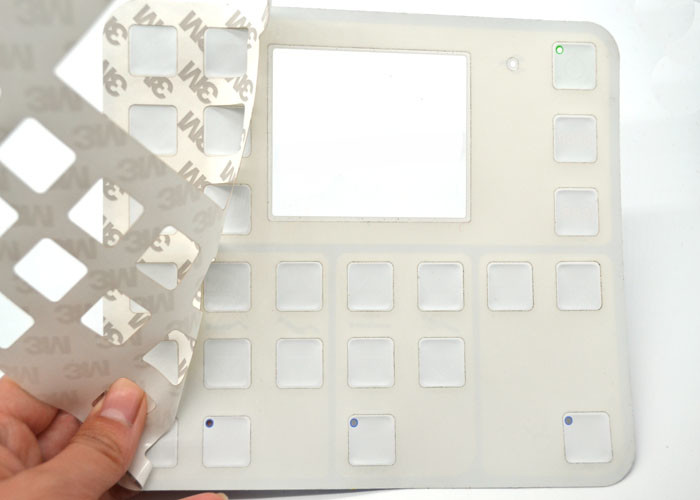 Embossed Tactile Membrane Switch Keypad , Multi Button Membrane Panel Switch