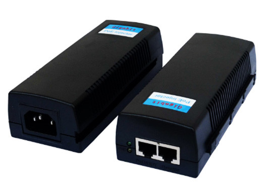  Single Port 10/100/1000M 60W Ultra POE Injector 100-240V AC 50/60Hz 1.5A Max Input Manufactures