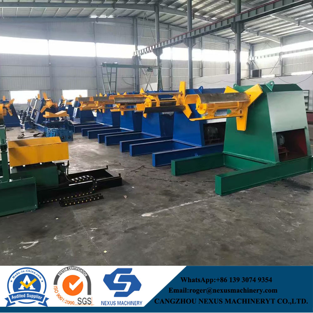 Automatic Decoiler Machine Uncoiler with Straightener Help to Making Household Appliances