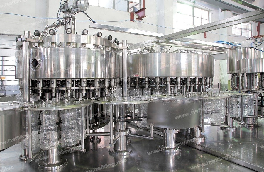 Stainless Steel 316 Juice Filling Machine 20000BPH Bottle Washing