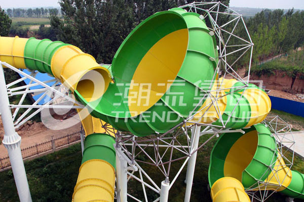 Tantrum Valley Water Slide , thrilling water park equipment for Outdoor / Indoor Water Park