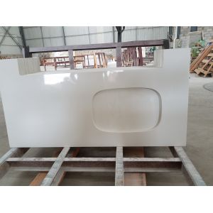  prefabricated Solid Surface Worktops With Backsplash Side Splash Aprons Manufactures