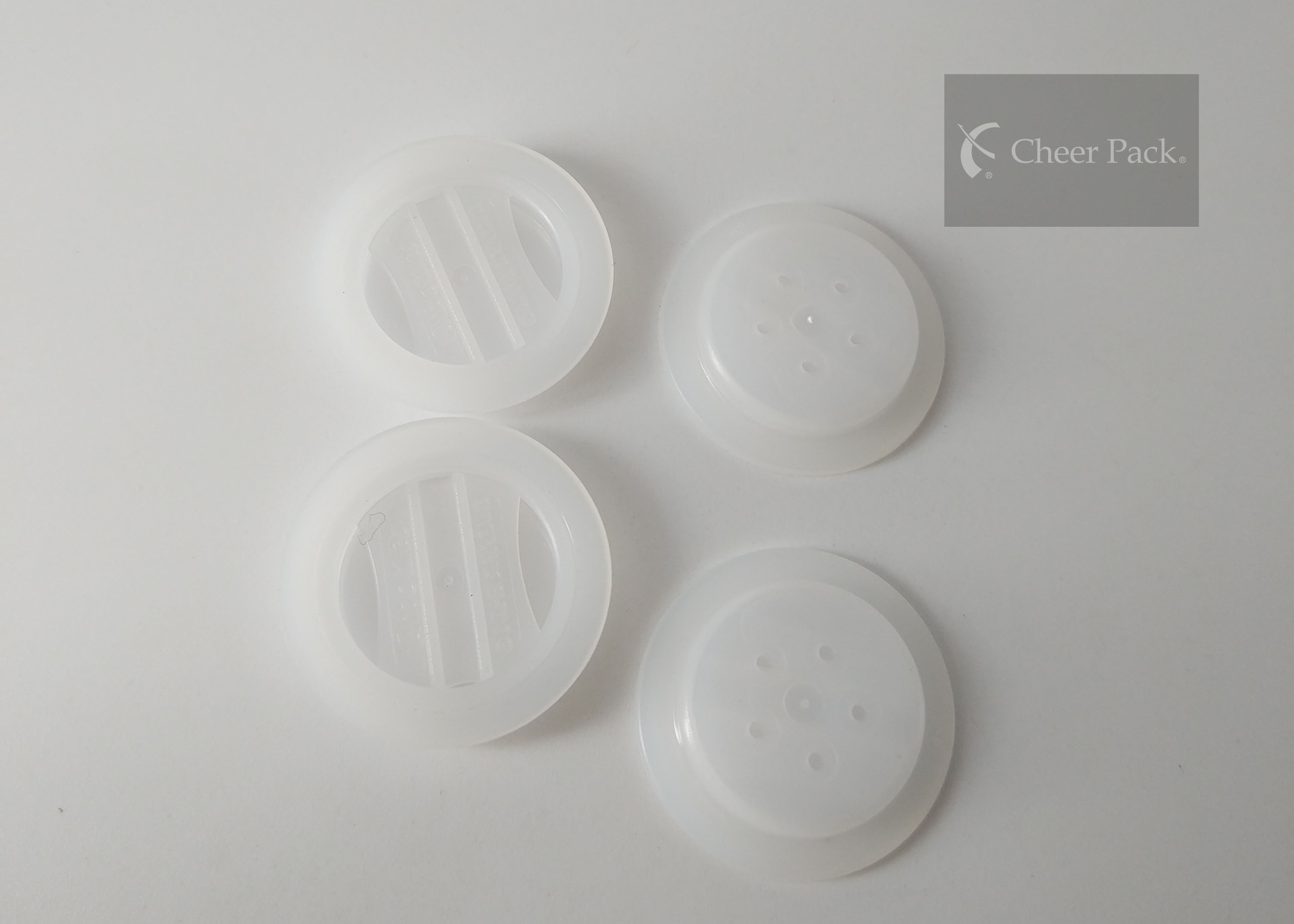 White Polyethylene One Way Degassing Valve 1.7mm Thickness OEM / ODM service