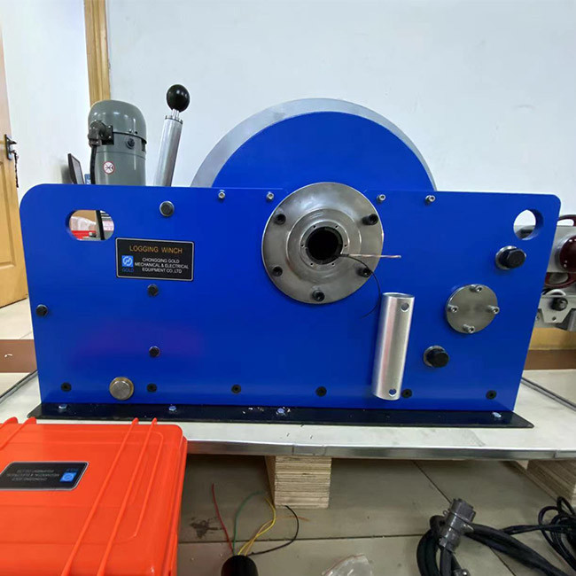 Winch Wireline Geophysical Well Logging Electronic Portability