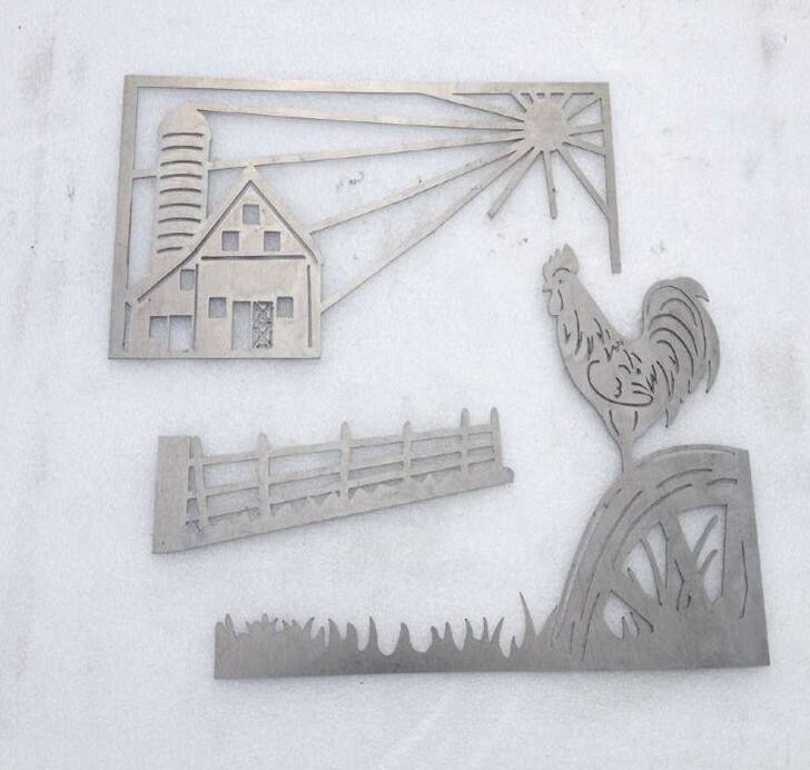 Machine Part Cnc Plasma Cutting Laser Cutting Steel Plate For Metal Coating Machinery