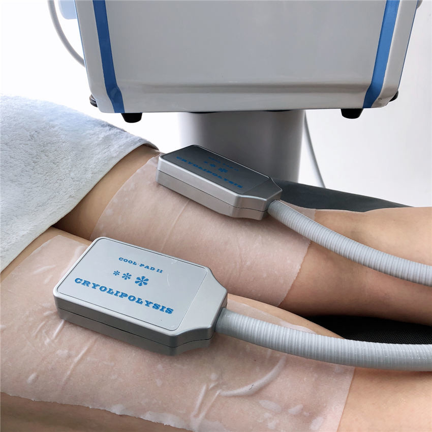 Cryolipolysis Body Slimming Device With 4 PCS Pad Handles No Bruising