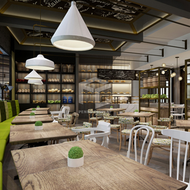 OEM Coffee Shop Showcase Counter
