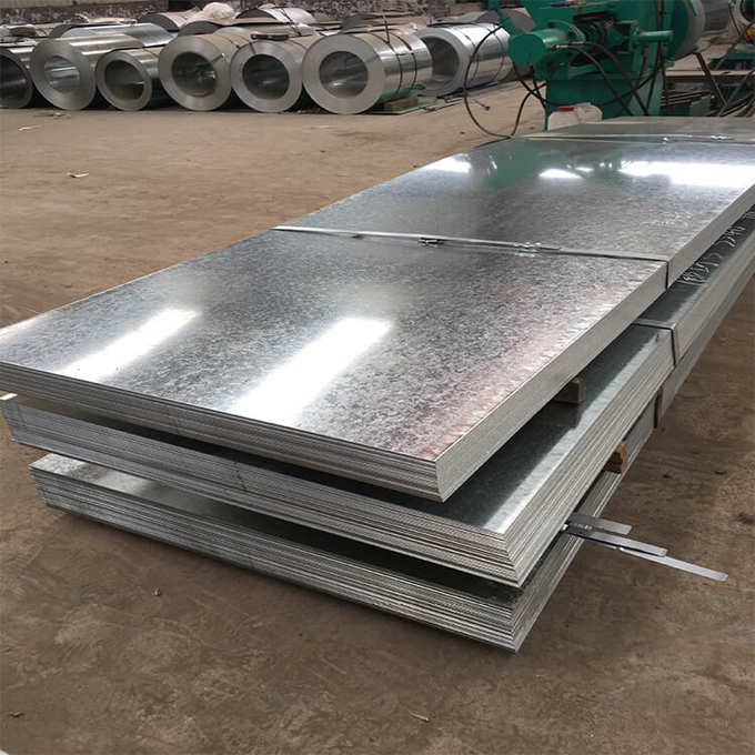 0.25mm 16Gague Galvanized Sheet Roofing Plate Hot Dip Z40-125 Rolled Steel 0