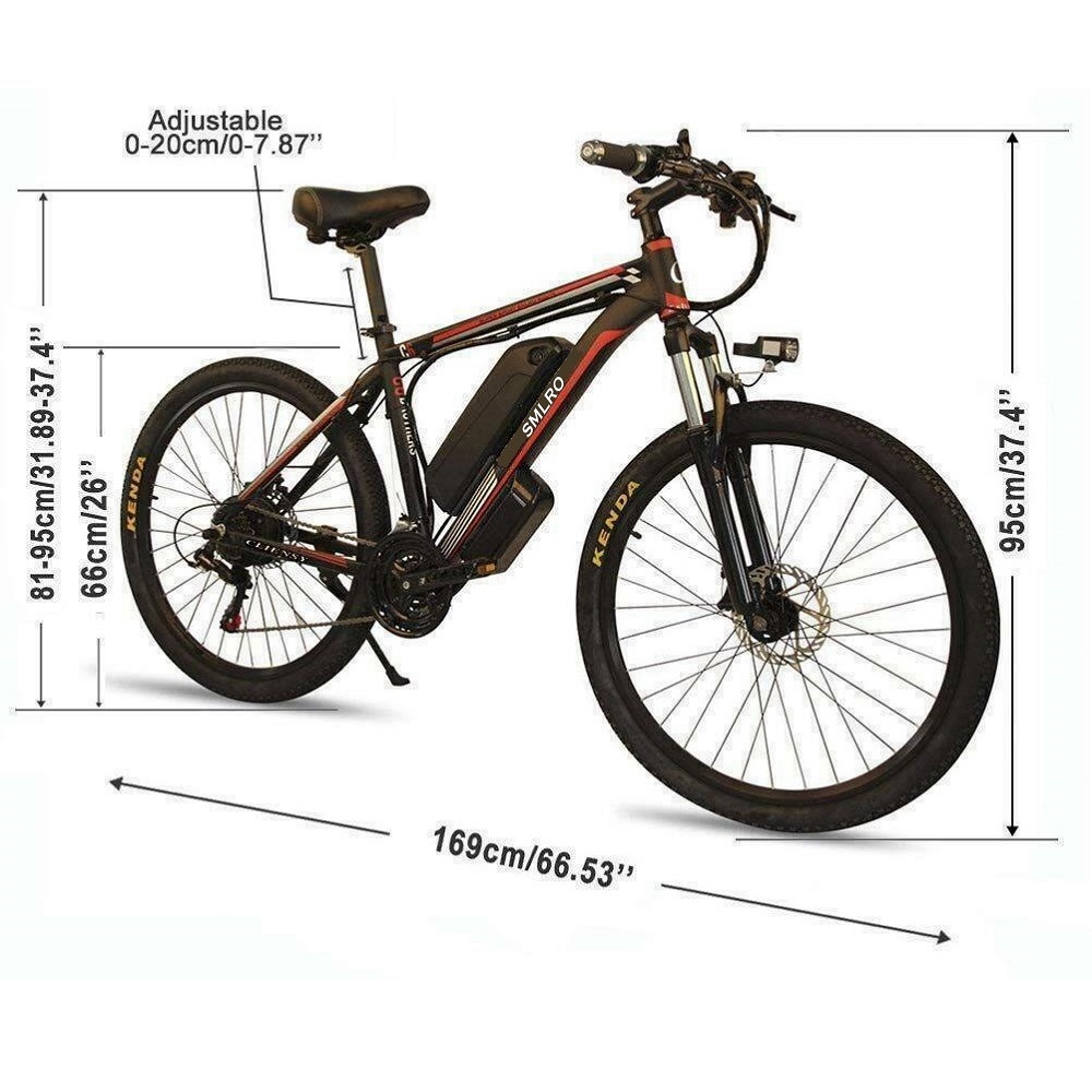 1000w 29 Inch Electric Mountain Bike 31MPH Max Speed Multipattern