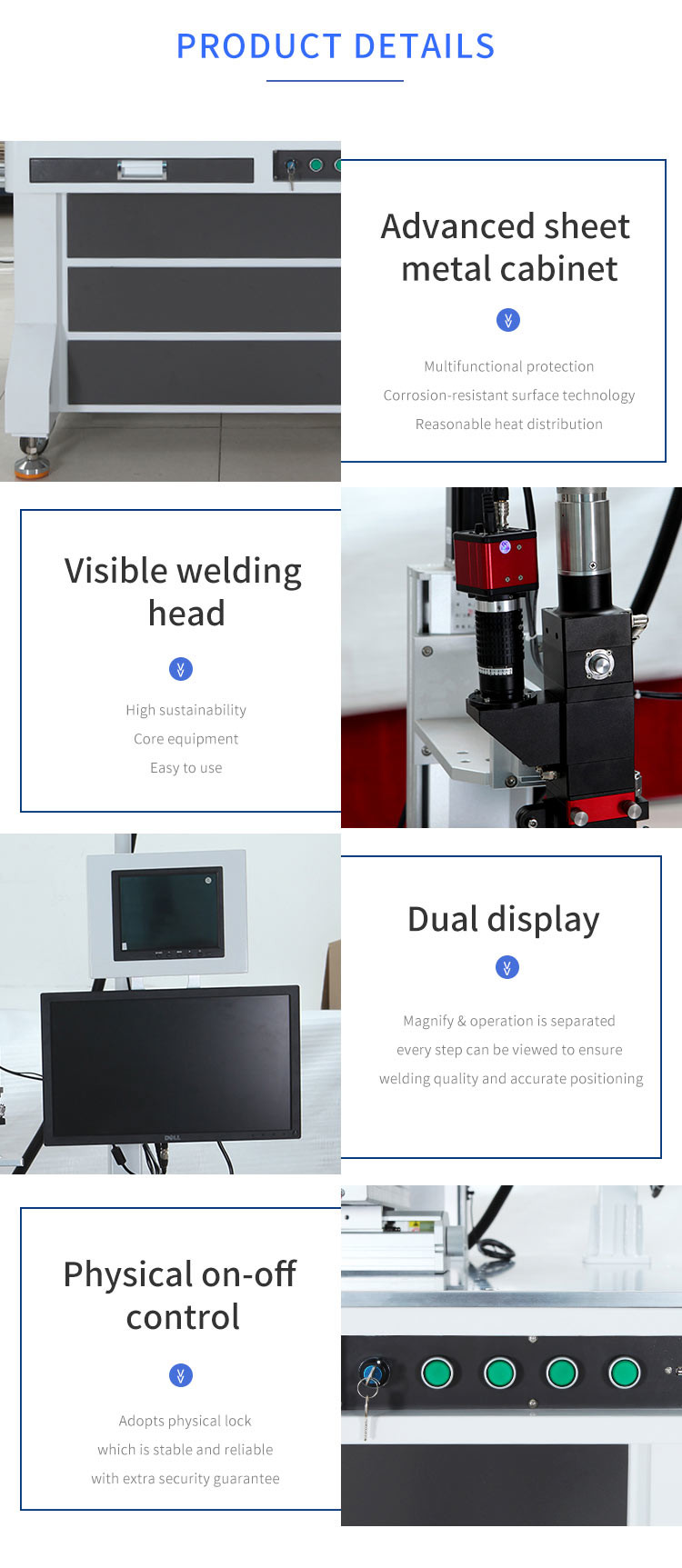 200w 300w 400w Yag Laser Welding Machine Stainless Steel Titanium Mold Repair Welder