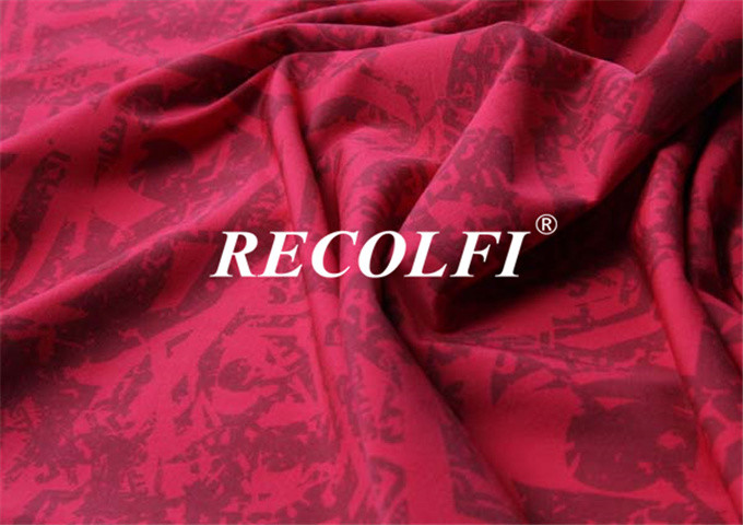 Eco Friendly Nylon Swimsuit Lycra Fabric Fully Lined Seamless Print Soft Touch