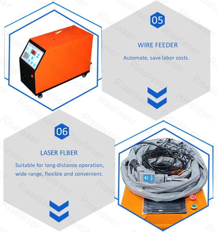CW Fiber Mini Laser Soldering Machine 1000W 1500W 2000W For Aluminum Copper SS