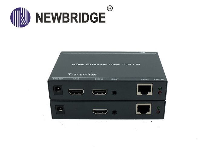 Wide IR Signal HDMI Fiber Optic Extender Over TCP/IP HDMI 1.3 HDCP 1.2 Standard